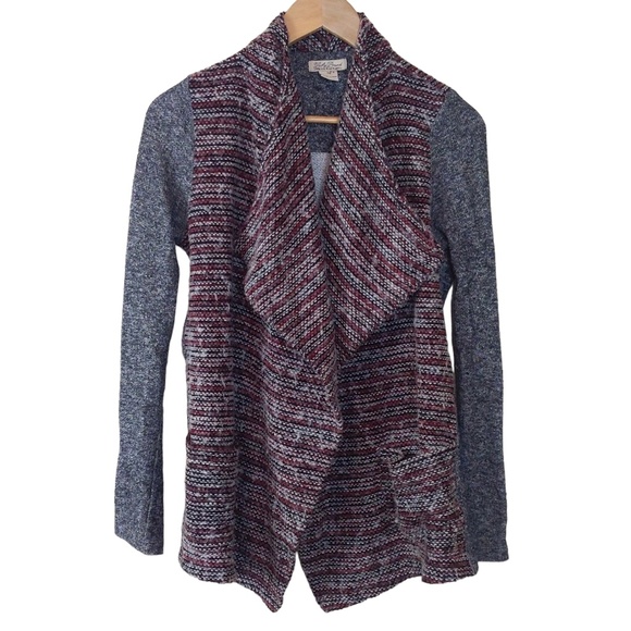 Lucky Brand Wool Blend Open Front Cozy Cardigan Sweater - S - Picture 3 of 13